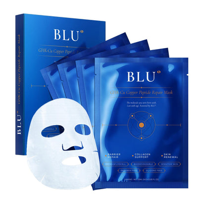 GHK-Cu Copper Peptide Repair Mask — 4 Pack
