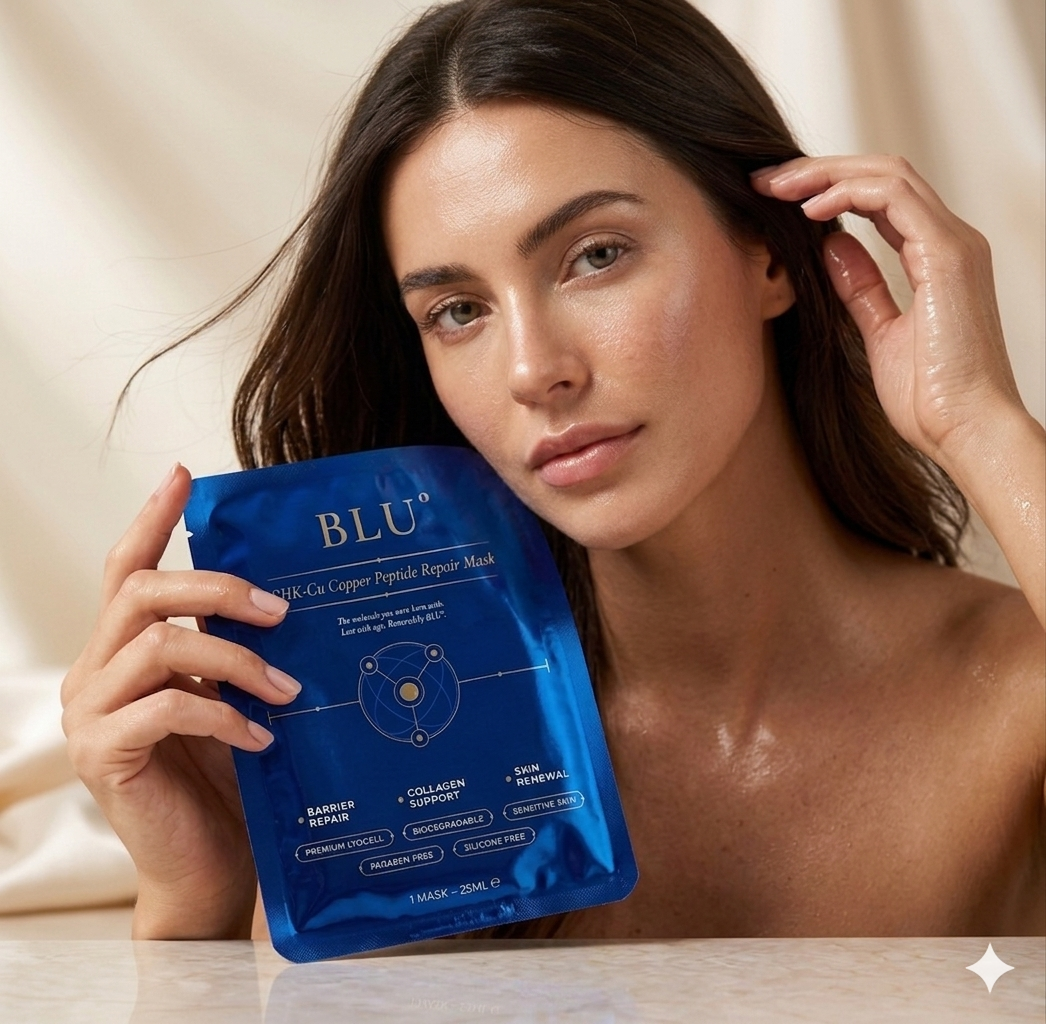 GHK-Cu Copper Peptide Sheet Mask — 8-Pack