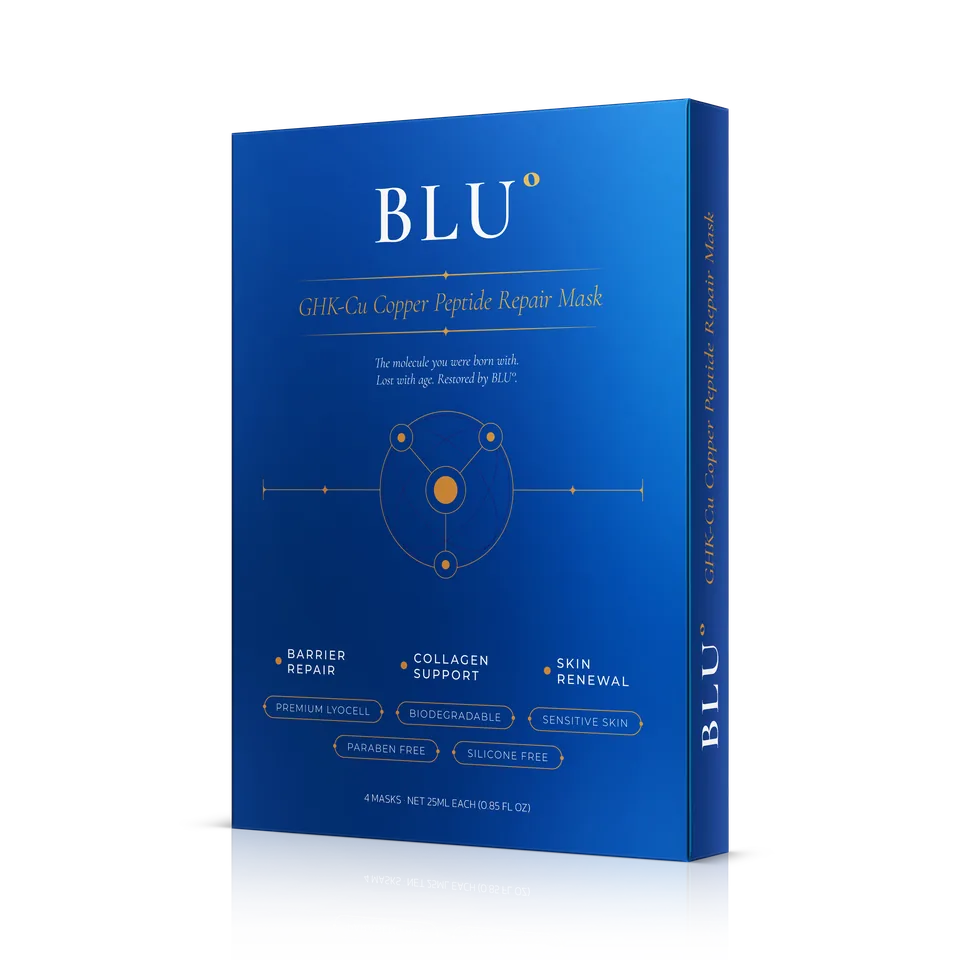 BLU° GHK-Cu Copper Peptide Repair Mask — 4-pack
